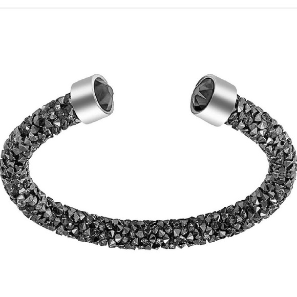 Bealls Jewelry - Dark Grey Hematite Crystal Cuff Bracelet